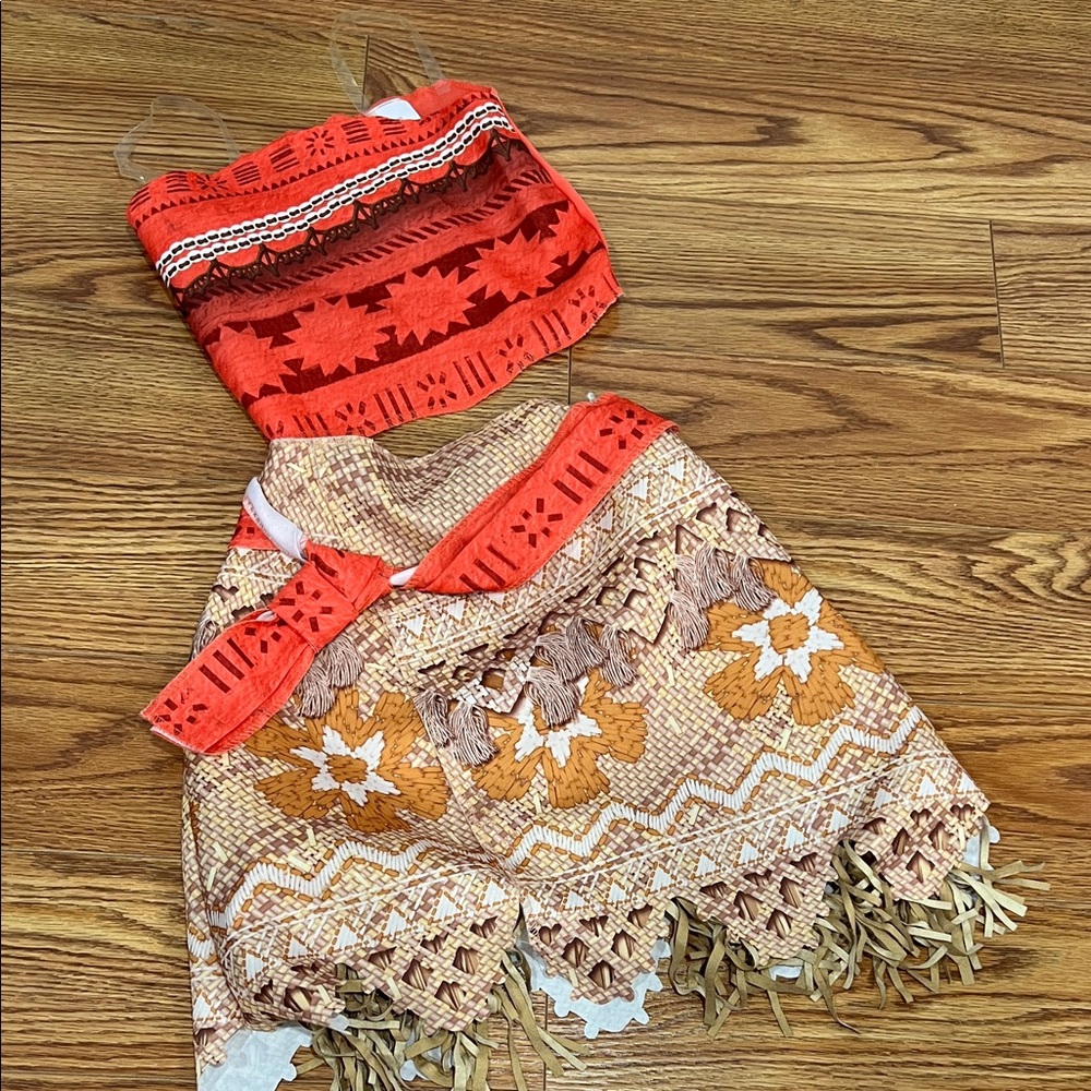 Moana costume 4-6x kids